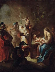 I Re Magi adorano il Bambino Gesù